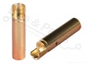 Banana plug brass gold plated 4mm female 36A